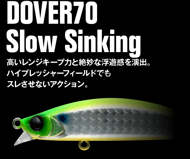 DOVER70 Slow Sinking | ルアー | APIA -アピア-
